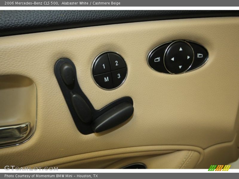Alabaster White / Cashmere Beige 2006 Mercedes-Benz CLS 500