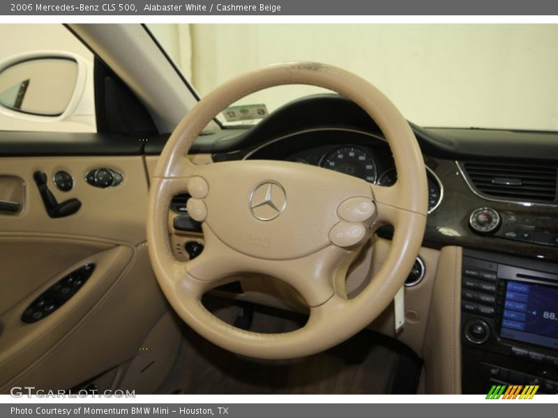 Alabaster White / Cashmere Beige 2006 Mercedes-Benz CLS 500