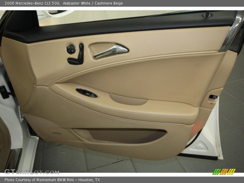 Alabaster White / Cashmere Beige 2006 Mercedes-Benz CLS 500