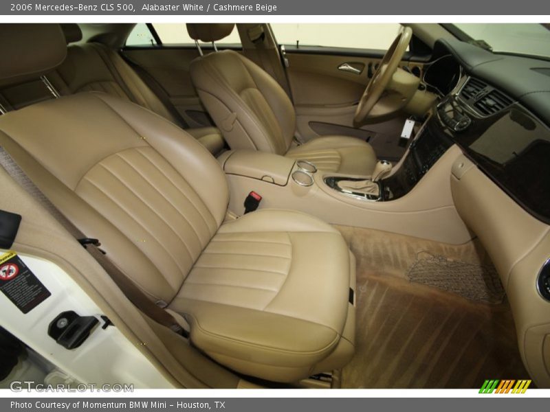 Alabaster White / Cashmere Beige 2006 Mercedes-Benz CLS 500