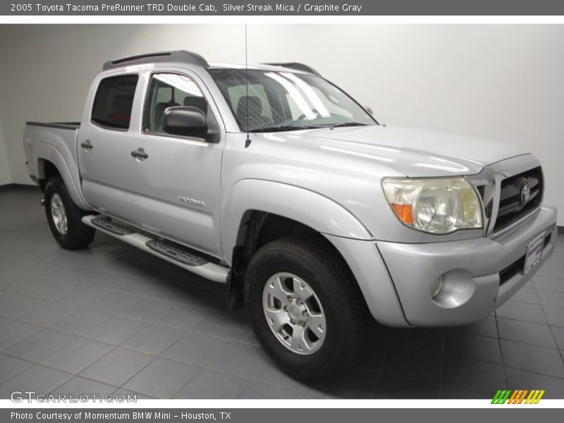 Silver Streak Mica / Graphite Gray 2005 Toyota Tacoma PreRunner TRD Double Cab