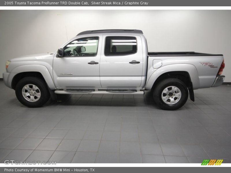 Silver Streak Mica / Graphite Gray 2005 Toyota Tacoma PreRunner TRD Double Cab