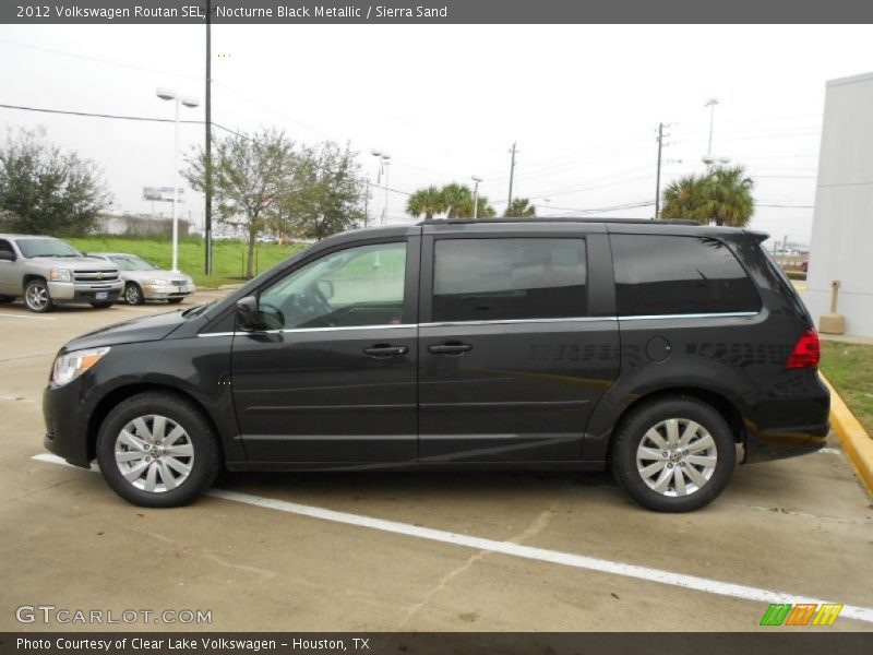 Nocturne Black Metallic / Sierra Sand 2012 Volkswagen Routan SEL