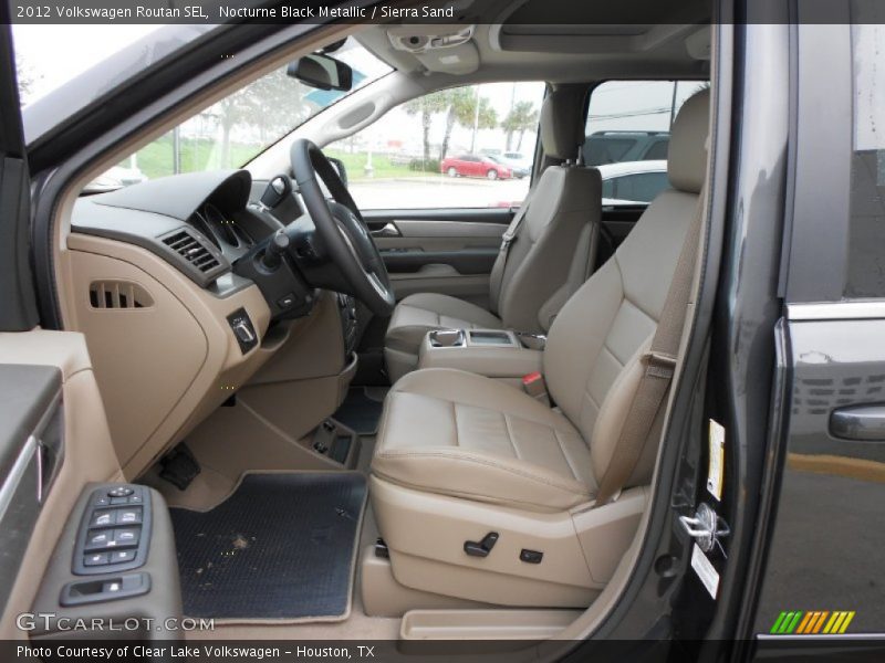 Nocturne Black Metallic / Sierra Sand 2012 Volkswagen Routan SEL