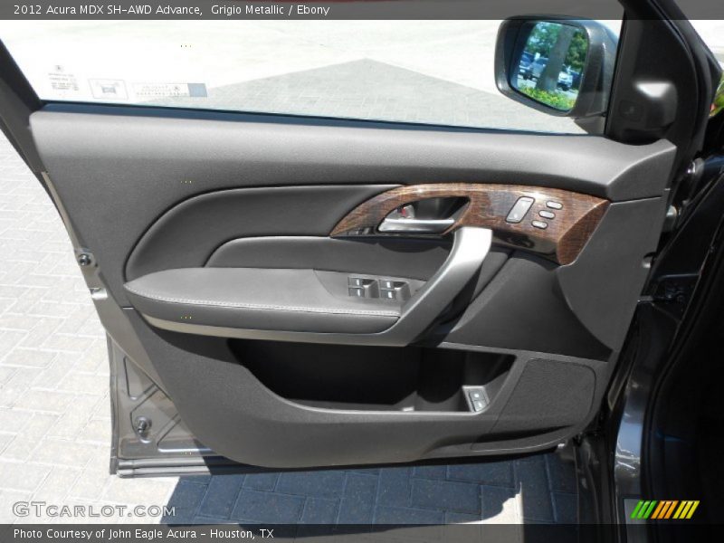 Grigio Metallic / Ebony 2012 Acura MDX SH-AWD Advance