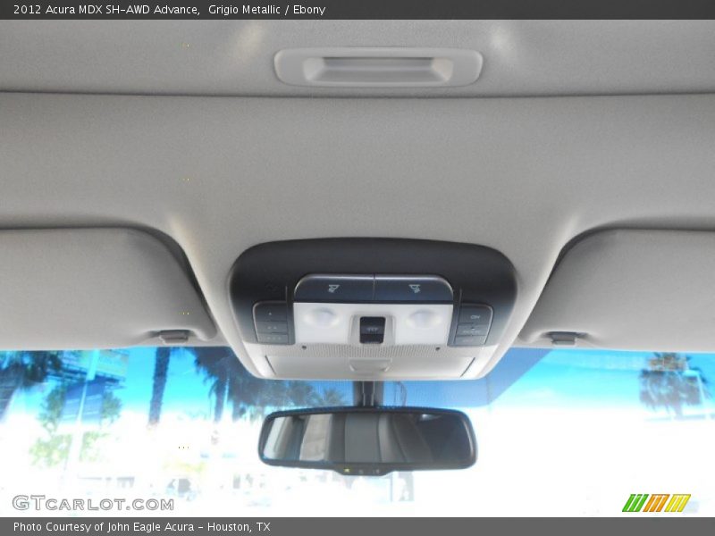 Grigio Metallic / Ebony 2012 Acura MDX SH-AWD Advance
