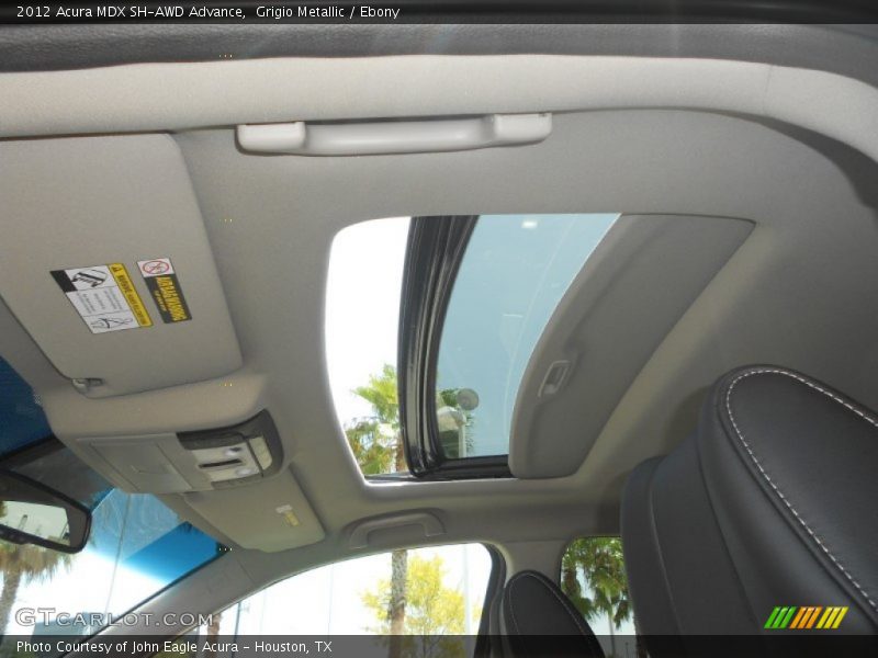 Grigio Metallic / Ebony 2012 Acura MDX SH-AWD Advance