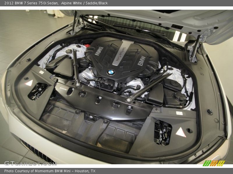 Alpine White / Saddle/Black 2012 BMW 7 Series 750i Sedan