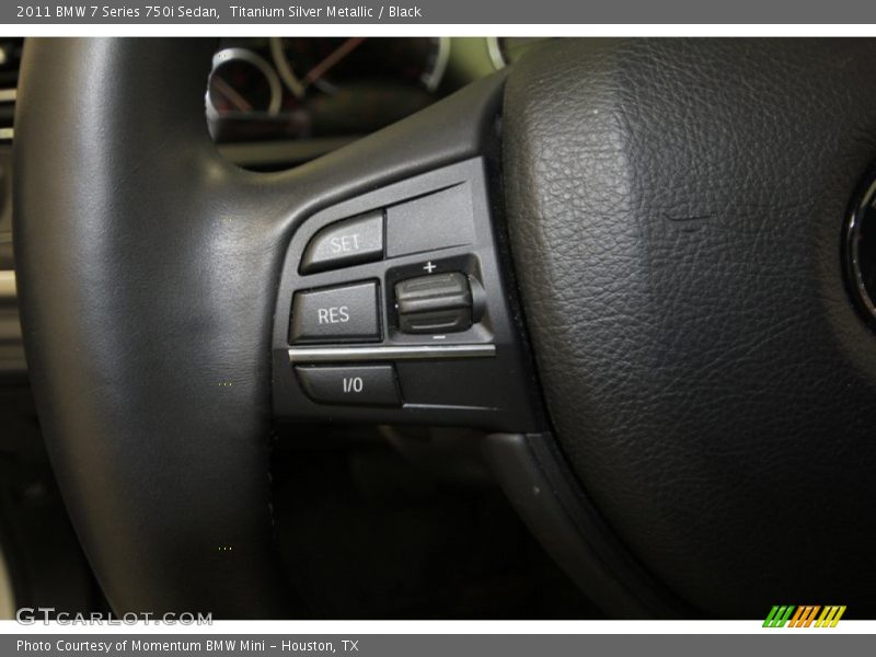 Titanium Silver Metallic / Black 2011 BMW 7 Series 750i Sedan