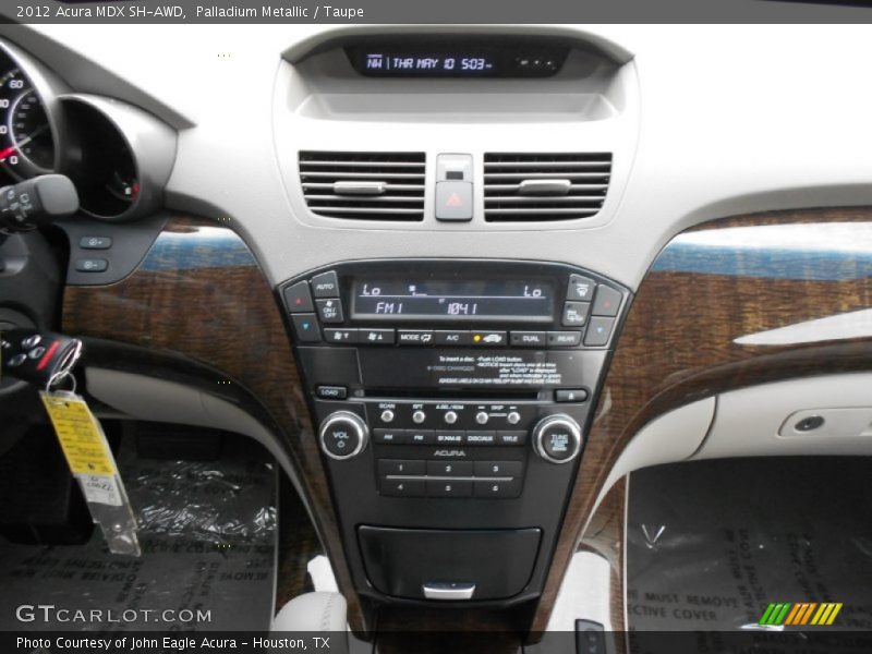 Palladium Metallic / Taupe 2012 Acura MDX SH-AWD
