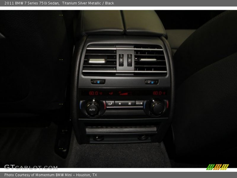 Titanium Silver Metallic / Black 2011 BMW 7 Series 750i Sedan