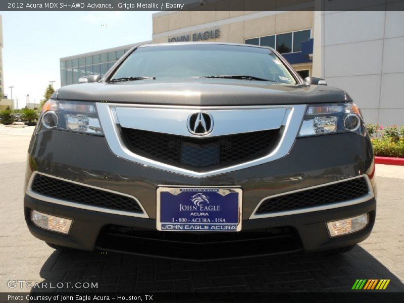 Grigio Metallic / Ebony 2012 Acura MDX SH-AWD Advance