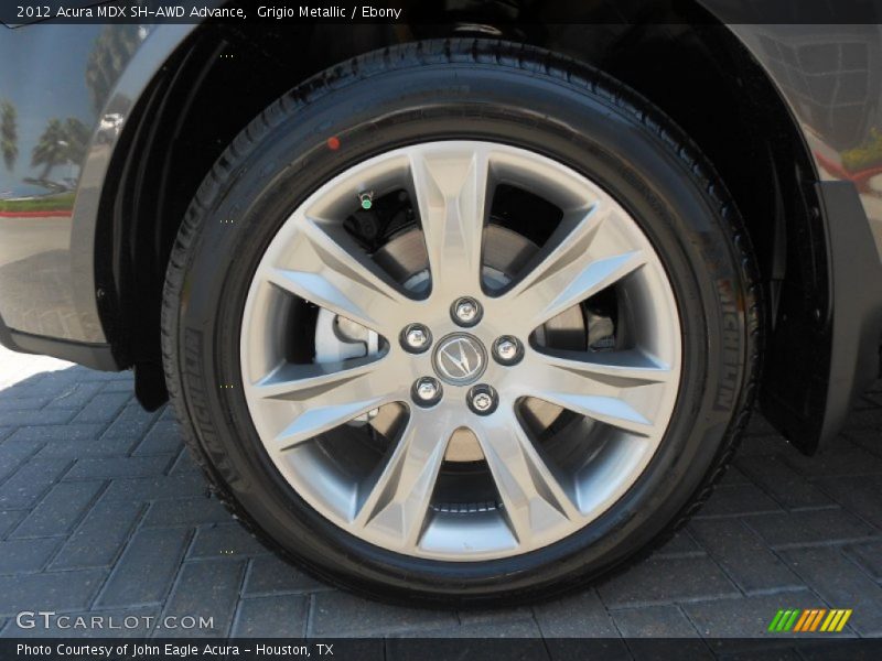 Grigio Metallic / Ebony 2012 Acura MDX SH-AWD Advance