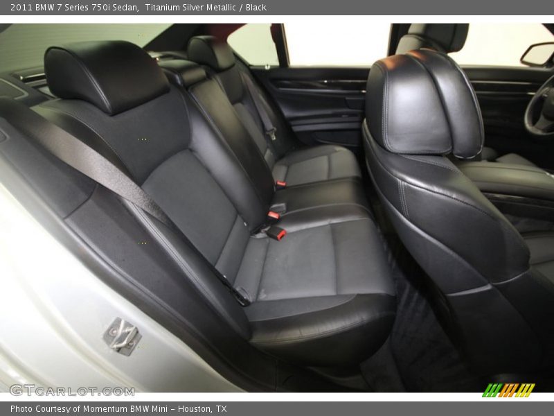 Titanium Silver Metallic / Black 2011 BMW 7 Series 750i Sedan