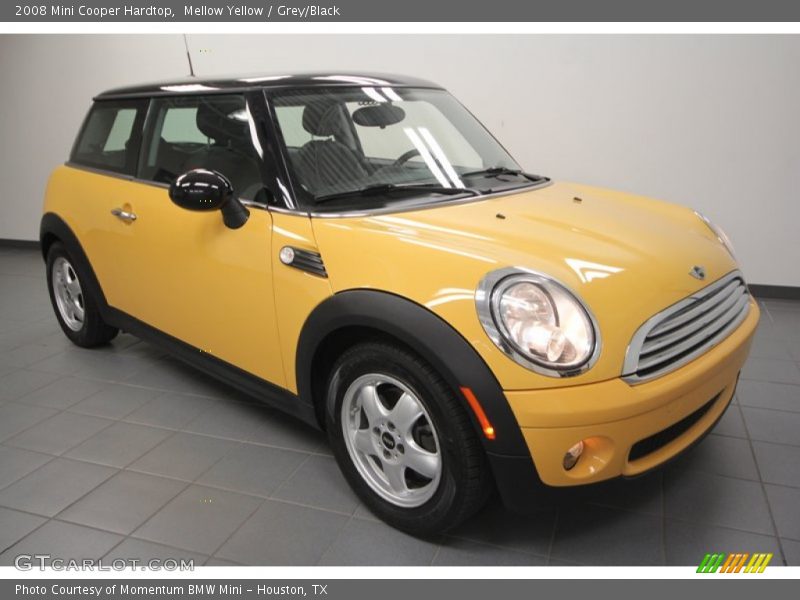 Mellow Yellow / Grey/Black 2008 Mini Cooper Hardtop