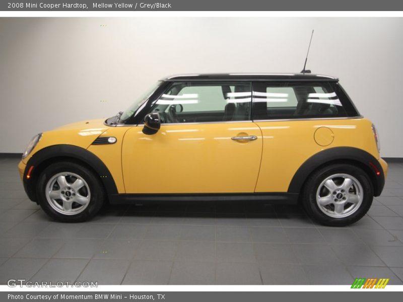 Mellow Yellow / Grey/Black 2008 Mini Cooper Hardtop
