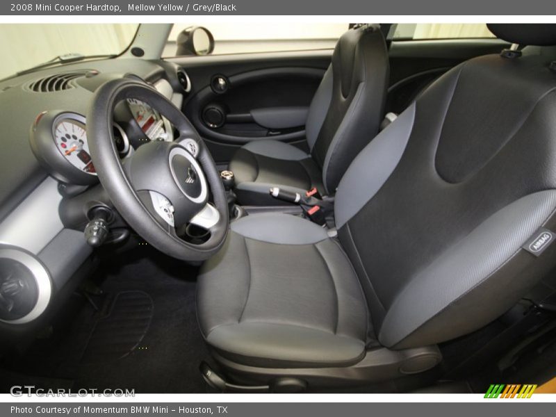 Mellow Yellow / Grey/Black 2008 Mini Cooper Hardtop
