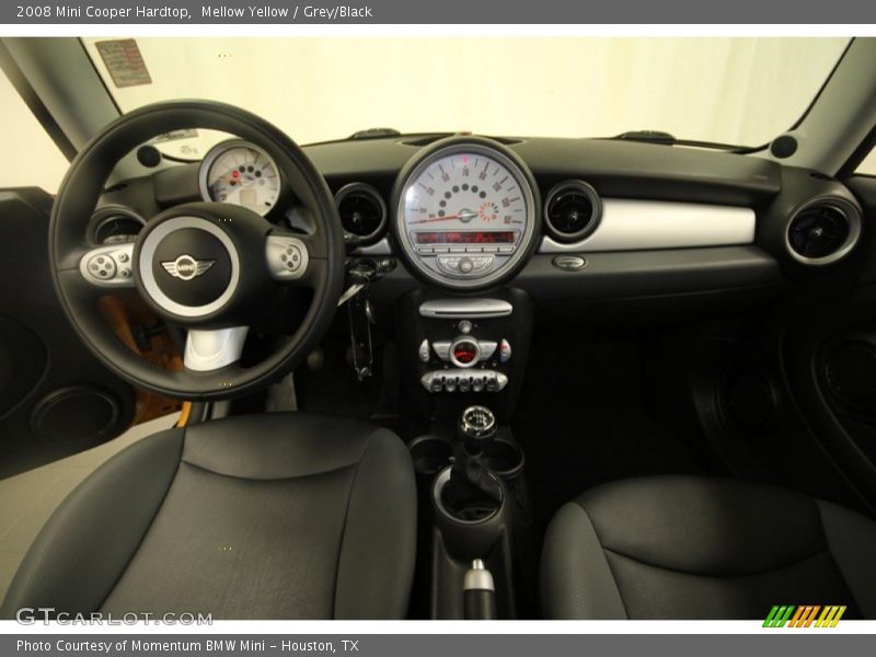 Mellow Yellow / Grey/Black 2008 Mini Cooper Hardtop