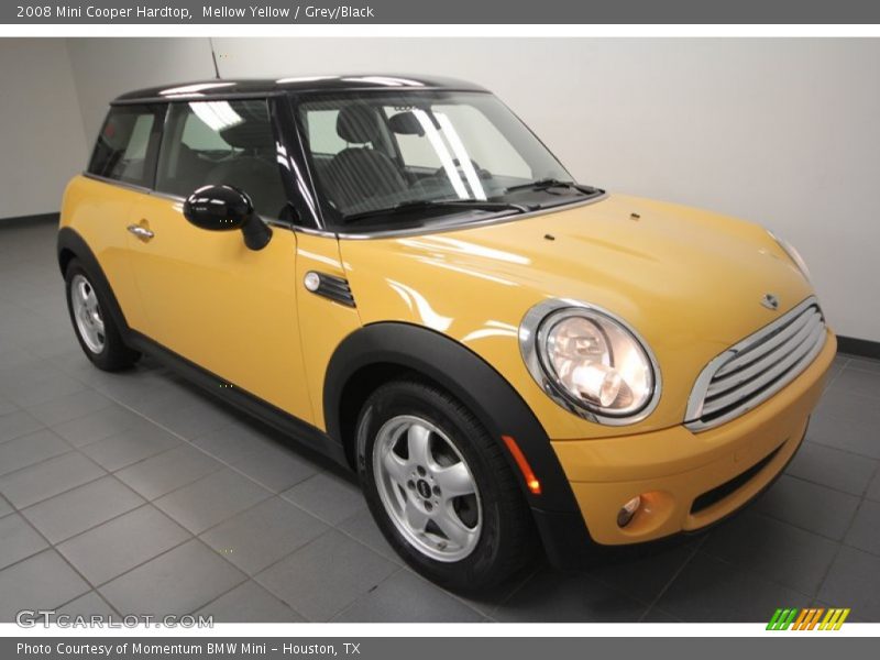 Mellow Yellow / Grey/Black 2008 Mini Cooper Hardtop