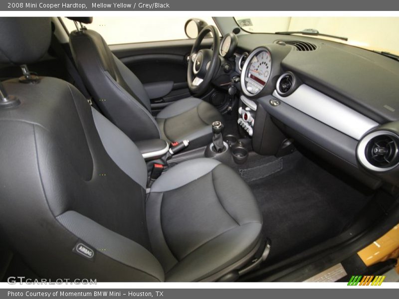 Mellow Yellow / Grey/Black 2008 Mini Cooper Hardtop