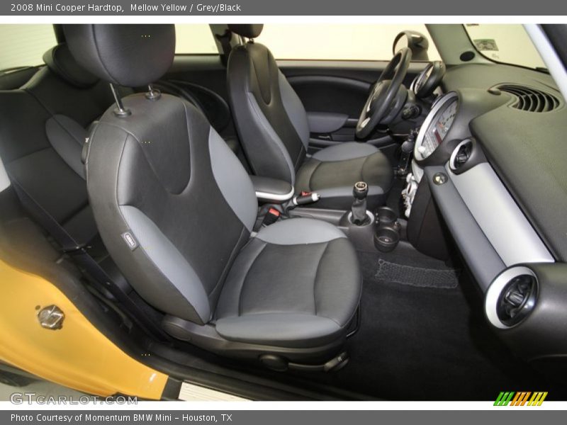 Mellow Yellow / Grey/Black 2008 Mini Cooper Hardtop