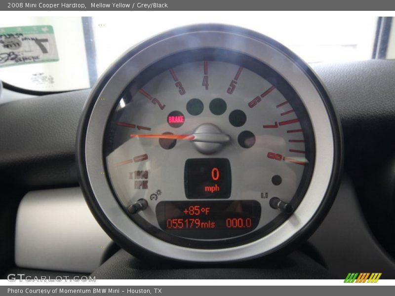 Mellow Yellow / Grey/Black 2008 Mini Cooper Hardtop
