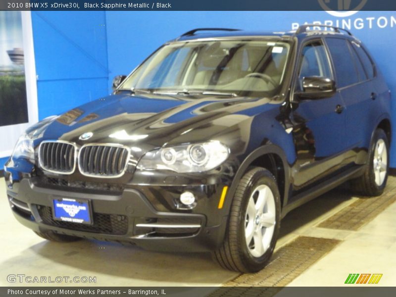 Black Sapphire Metallic / Black 2010 BMW X5 xDrive30i