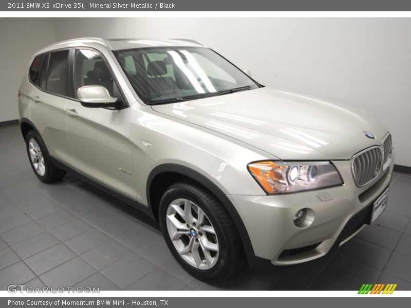 Front 3/4 View of 2011 X3 xDrive 35i