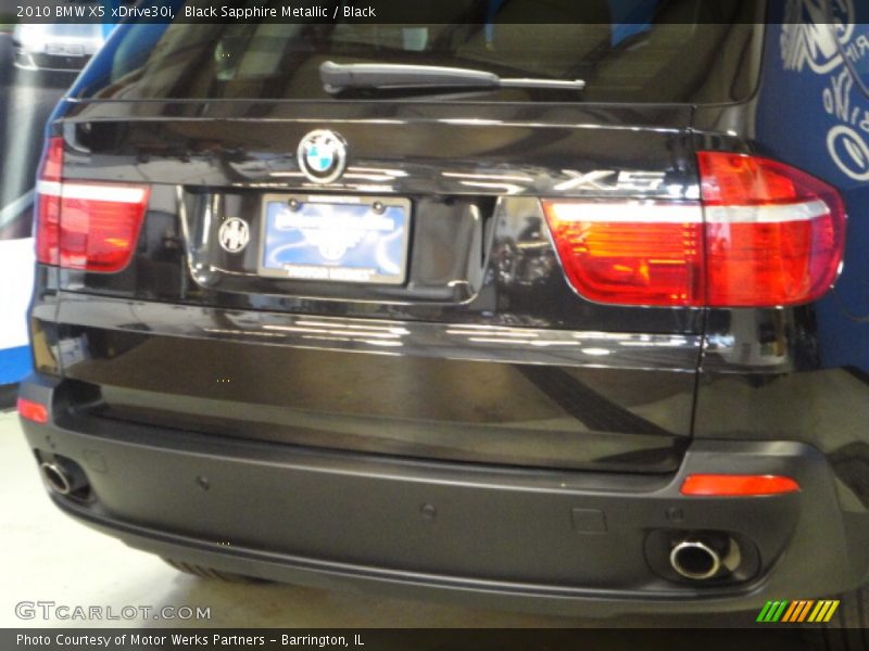 Black Sapphire Metallic / Black 2010 BMW X5 xDrive30i