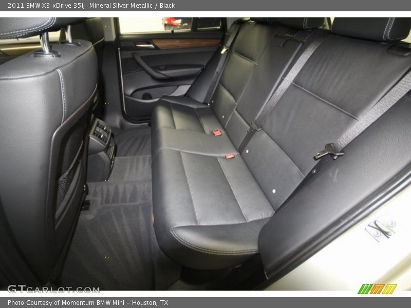 Rear Seat of 2011 X3 xDrive 35i