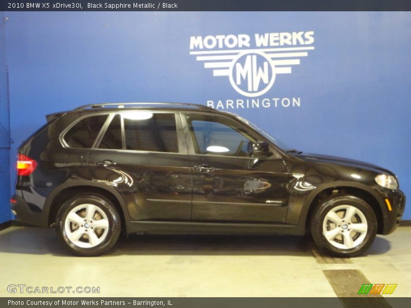 Black Sapphire Metallic / Black 2010 BMW X5 xDrive30i