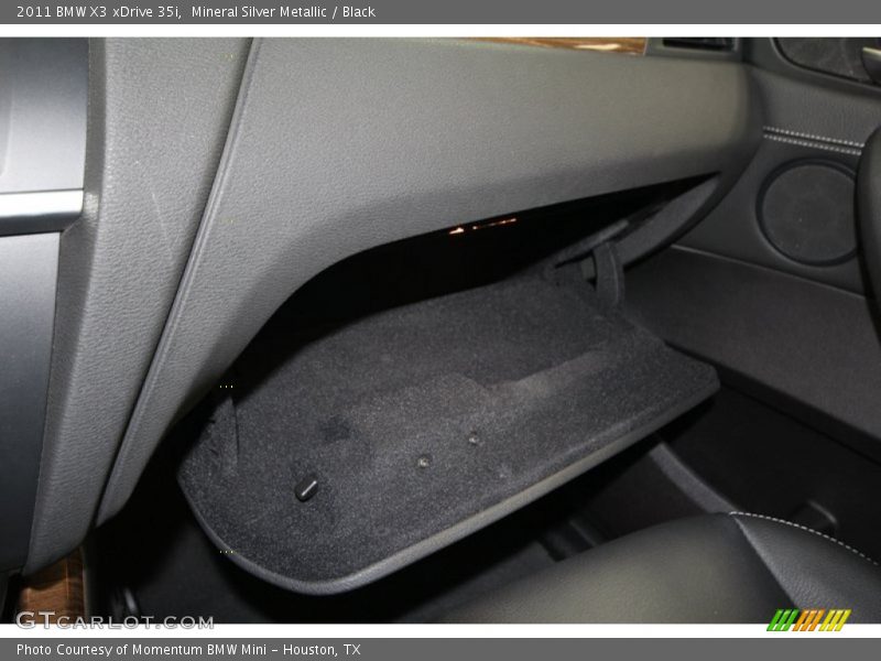 Mineral Silver Metallic / Black 2011 BMW X3 xDrive 35i