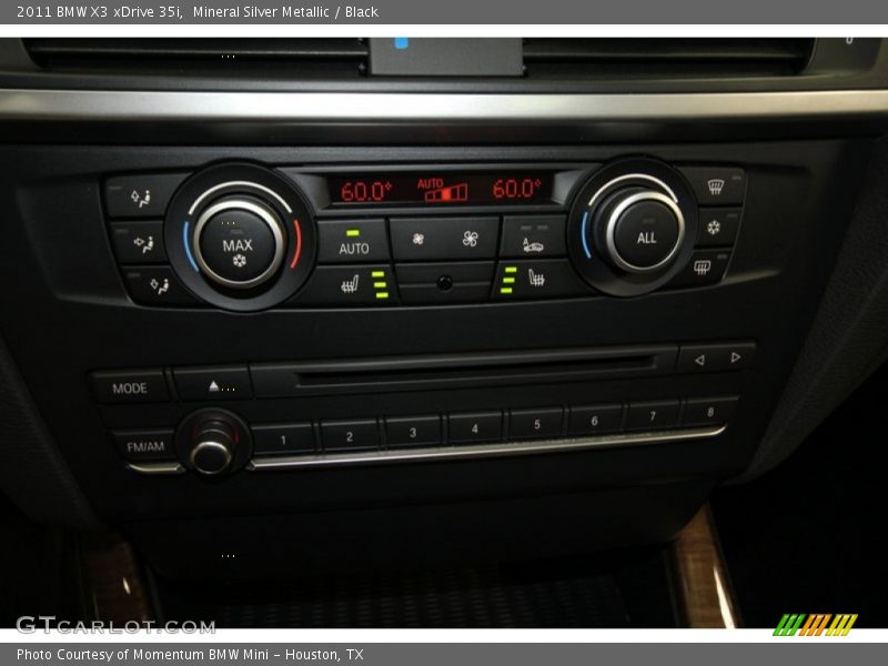 Controls of 2011 X3 xDrive 35i