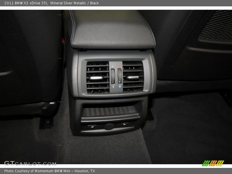 Mineral Silver Metallic / Black 2011 BMW X3 xDrive 35i