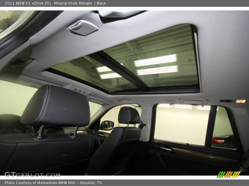 Mineral Silver Metallic / Black 2011 BMW X3 xDrive 35i