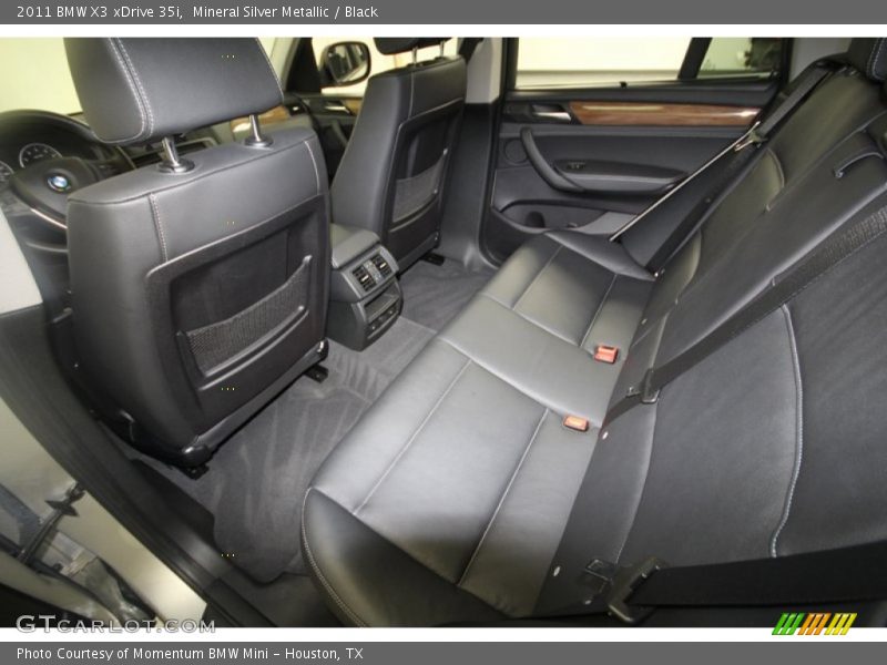 Mineral Silver Metallic / Black 2011 BMW X3 xDrive 35i