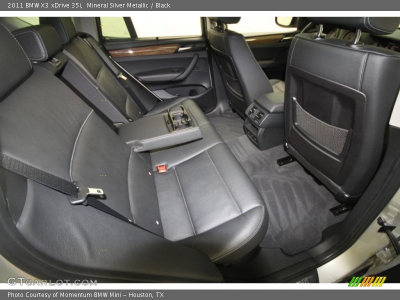 Rear Seat of 2011 X3 xDrive 35i