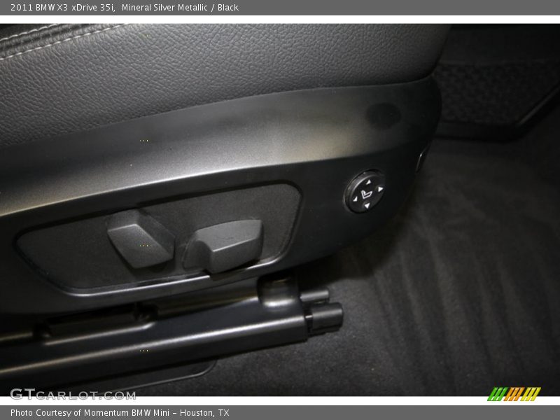 Mineral Silver Metallic / Black 2011 BMW X3 xDrive 35i