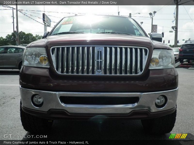 Dark Toreador Red Metallic / Dove Grey 2006 Lincoln Mark LT SuperCrew 4x4