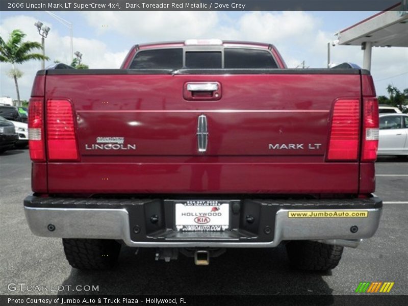 Dark Toreador Red Metallic / Dove Grey 2006 Lincoln Mark LT SuperCrew 4x4