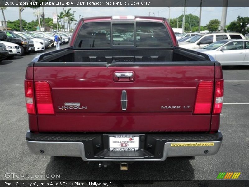 Dark Toreador Red Metallic / Dove Grey 2006 Lincoln Mark LT SuperCrew 4x4