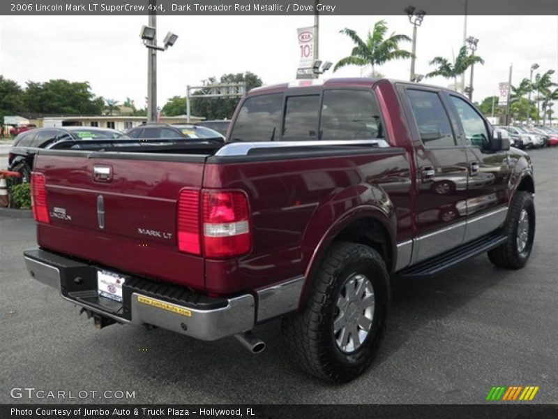 Dark Toreador Red Metallic / Dove Grey 2006 Lincoln Mark LT SuperCrew 4x4
