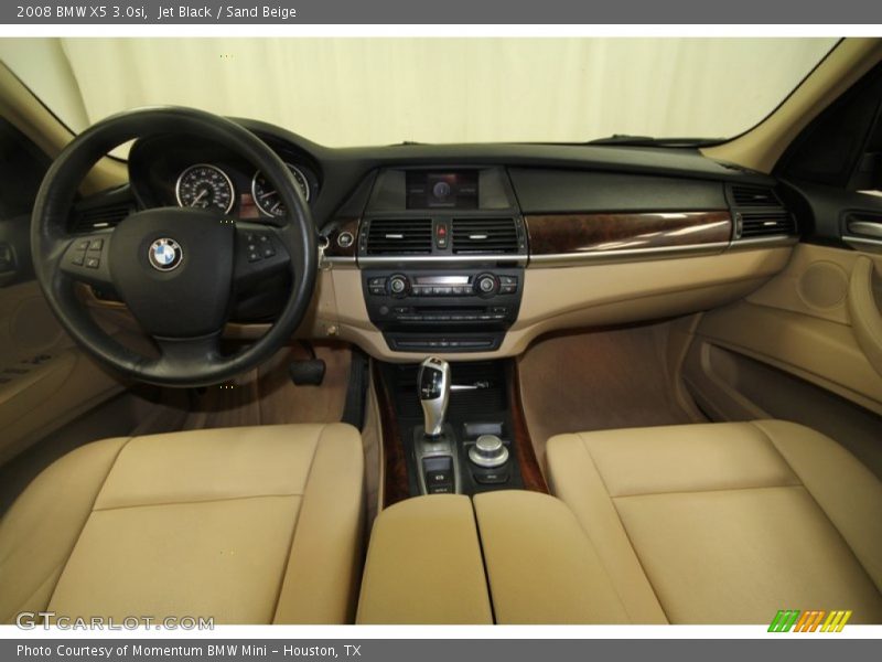 Jet Black / Sand Beige 2008 BMW X5 3.0si