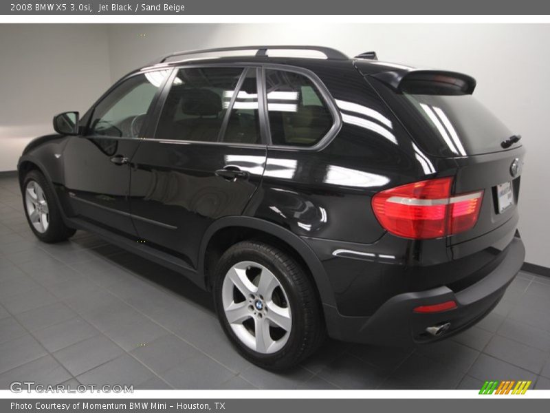 Jet Black / Sand Beige 2008 BMW X5 3.0si