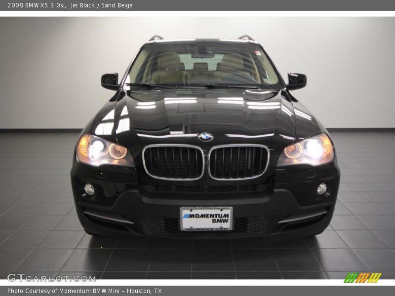 Jet Black / Sand Beige 2008 BMW X5 3.0si