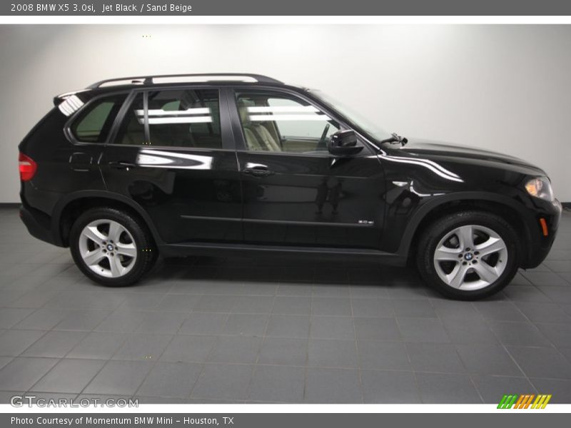 Jet Black / Sand Beige 2008 BMW X5 3.0si