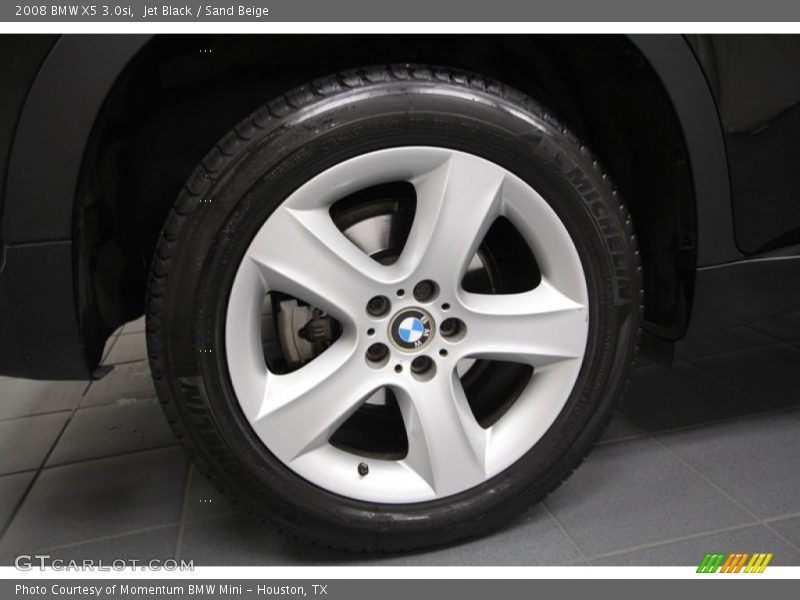 Jet Black / Sand Beige 2008 BMW X5 3.0si