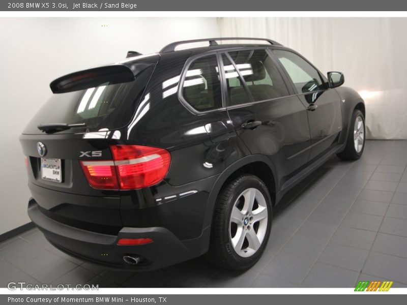 Jet Black / Sand Beige 2008 BMW X5 3.0si