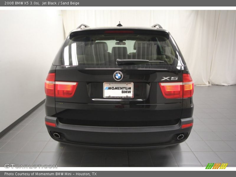 Jet Black / Sand Beige 2008 BMW X5 3.0si