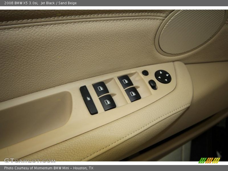 Jet Black / Sand Beige 2008 BMW X5 3.0si